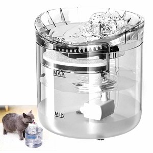 Bebedouro Fonte de Agua Cao Gato Cachorro Pet Animal de Estimaçao 2 Litros Usb Filtro Automatico Res