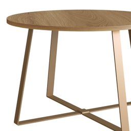 Conjuntos 2 Mesas de Centro Redonda Industrial  - 8