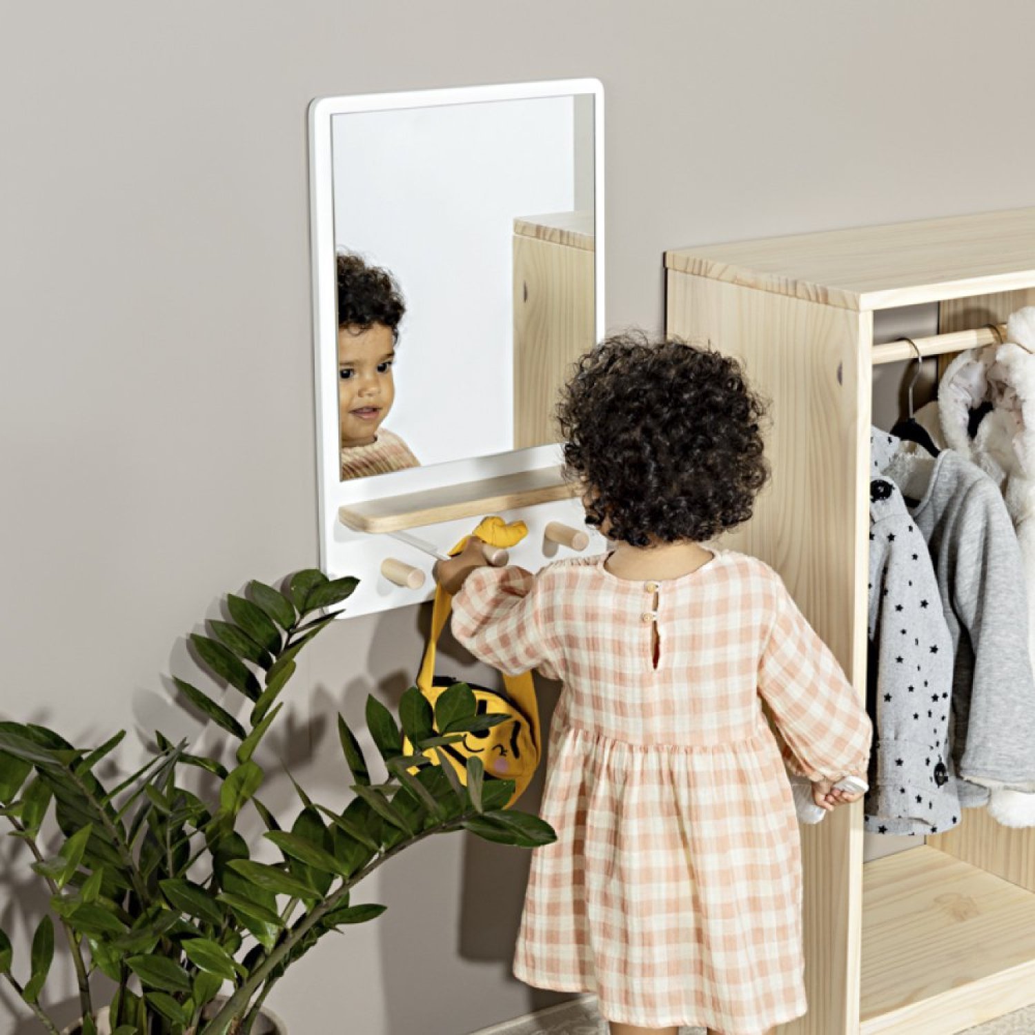 Espelho com Moldura Montessoriano Infantil Casatema - 13