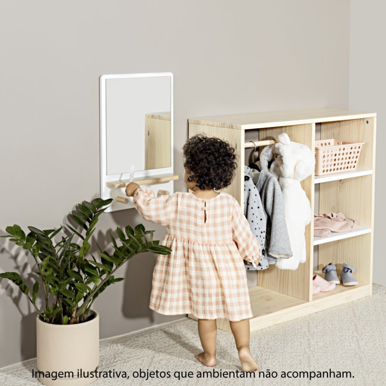 Espelho com Moldura Montessoriano Infantil Casatema - 12