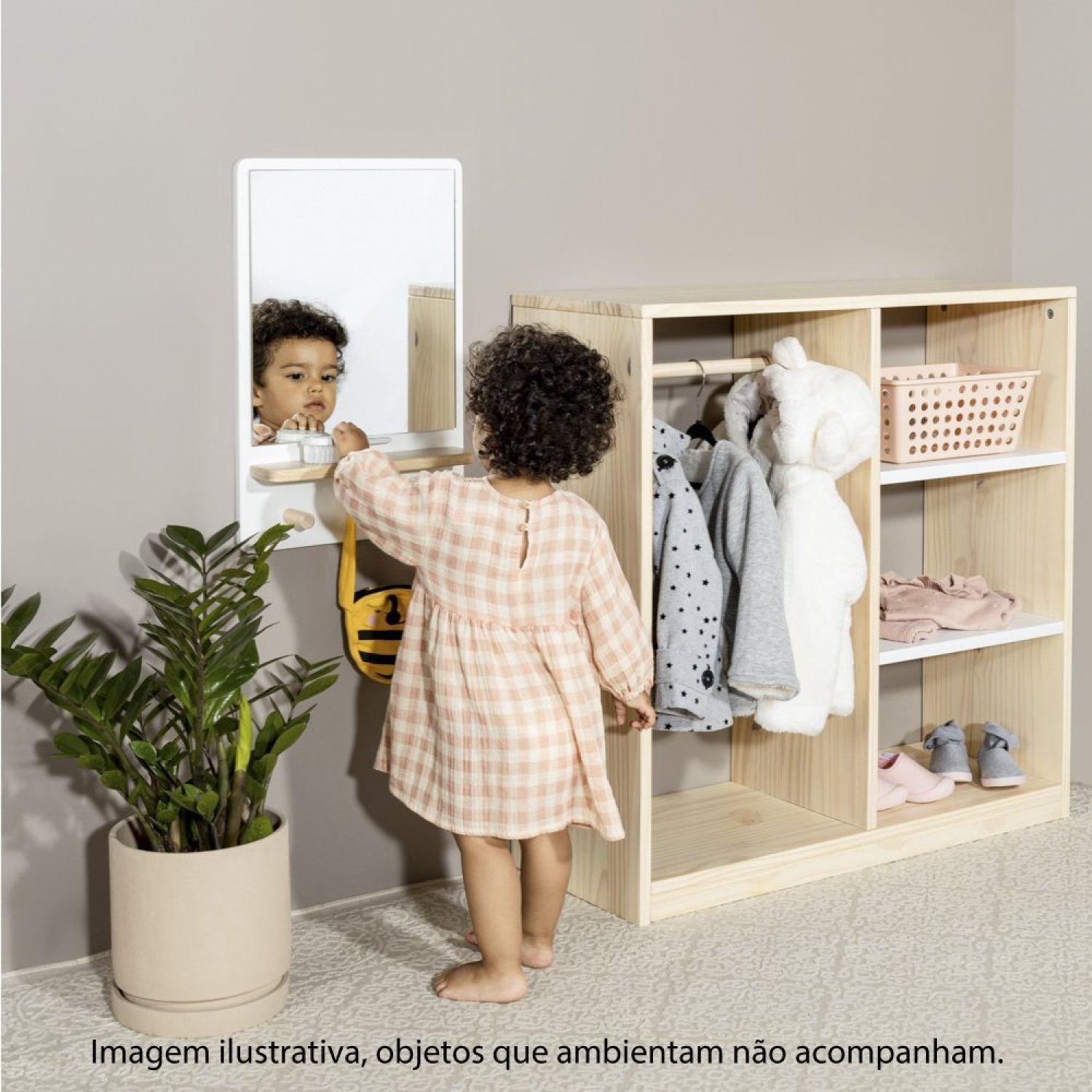 Espelho com Moldura Montessoriano Infantil Casatema - 10