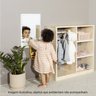 Espelho com Moldura Montessoriano Infantil Casatema MadeiraOriginals - 10