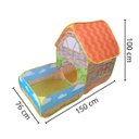 Ver imagem 2 de Barraca Casinha Infantil Cabana Criança Tenda Desmontável Toca Dobrável Portátil Piscina de Bolinhas