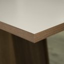 Ver imagem 4 de Mesa de Jantar Retangular Tampo de Madeira Rustic/Crema 5275 Madesa