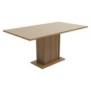 Ver imagem 1 de Mesa de Jantar Retangular Tampo de Madeira Rustic/Crema 5275 Madesa