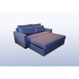 Sofá Cama 02 Lugares Elus_MM que se Transforma em Sofá Cama De Casal Resistente e Confortável em Lin - 2