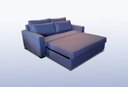 Ver imagem 2 de Sofá Cama 02 Lugares Elus_mm que Se Transforma em Sofá Cama de Casal Resistente e Confortável