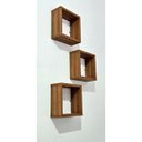 Ver imagem 1 de Kit 3 Nichos Lulu com Furação para Ser Colocado na Parede