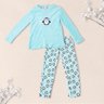 Pijama Feminino de Inverno Adulto Daju Flannel Bordado Connecta Pinguim Gg - 1