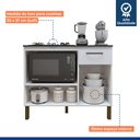 Ver imagem 6 de Balcão Cooktop 2 Portas 1 Gaveta Teresina Branco