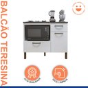 Ver imagem 4 de Balcão Cooktop 2 Portas 1 Gaveta Teresina Branco
