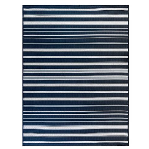 Tapete Sala Quarto Antiderrapante Geométrico Belga Domani:linea Azul/2,00x2,50m