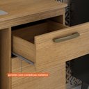Ver mais imagens de Balcão Cooktop 2 Portas 1 Gaveta Teresina Marrom/Cinamomo