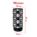 Ver imagem 2 de Abajur Luminária Preta De Mesa 29cm Bivolt 110/220v