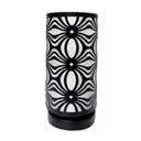 Ver imagem 1 de Abajur Luminária Preta De Mesa 29cm Bivolt 110/220v