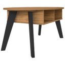 Ver imagem 5 de Mesa de Centro Diva 2 Nichos - Pinho / Preto