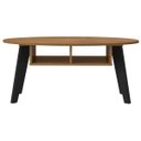 Ver imagem 4 de Mesa de Centro Diva 2 Nichos - Pinho / Preto