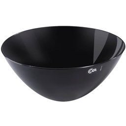 Kit 24 Tigelas Saladeiras Servir Pretas 3,5l Bowls Pipoca Sobremesas Coza Essential Alimentos - 1