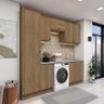 Lavanderia Modulada Kappesberg Celeste 7 Peças Nogueira 230cm - 1