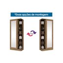 Ver imagem 3 de Armário Sapateira Quarto Duetto c/ 1 Porta c/ Espelho Branco - Henn