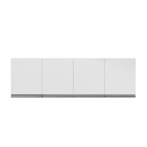 Armário Aéreo Andréia para Cozinha com 4 Portas 150 Cm Branco