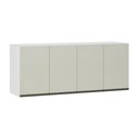 Ver imagem 1 de Maleiro Ponte Aérea 4 Portas 165cm Branco C/Kashmir