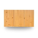 Ver imagem 3 de Armário Aéreo 120cm 3 Portas Madeira Maciça/MDF Ikigai Branco/Carvalho