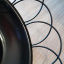 Ver imagem 2 de Fruteira Legumeira Argola Porta Fruta Verdura Bancada Mesa Preta