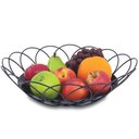 Ver imagem 1 de Fruteira Legumeira Argola Porta Fruta Verdura Bancada Mesa Preta