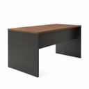 Ver imagem 1 de Mesa de Escritório Mkp Home Office Cor Nogal e Preto Fosco 80kg - Roal
