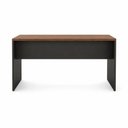 Ver imagem 2 de Mesa de Escritório Mkp Home Office Cor Nogal e Preto Fosco 80kg - Roal