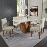 Conjunto Sala de Jantar Mesa Medelin com 6 Cadeiras Venus  - 1