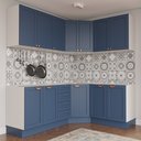 Ver imagem 2 de Cozinha Modulada 6 Peças sem Tampo 3 Aéreos e 3 Balcões Arizona CabeCasa MadeiraOriginals