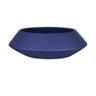 Vaso de Cerâmica Nice Baixa G Azul Fosco 28,5 cm - 1