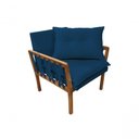 Ver imagem 2 de Kit 2 Poltronas Decorativa Luxo Safira Dora Bela Cor 129
