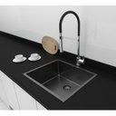 Ver imagem 2 de Kit Cuba Cozinha Aço Inox com Válvula e Sifão Japi