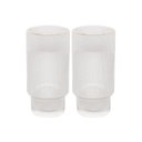 Ver imagem 3 de Home Mesa Posta Jogo de Copos com Borda Dourada Lines 400ml 2 Peças Cristal