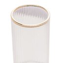 Ver imagem 1 de Home Mesa Posta Jogo de Copos com Borda Dourada Lines 400ml 2 Peças Cristal