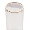 Home Mesa Posta Jogo de Copos com Borda Dourada Lines 400ml 2 Peças Cristal - 1