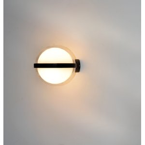 Arandela Moderna Globo Preta Led 12w 3000k Bivolt Ip65 Embu Led