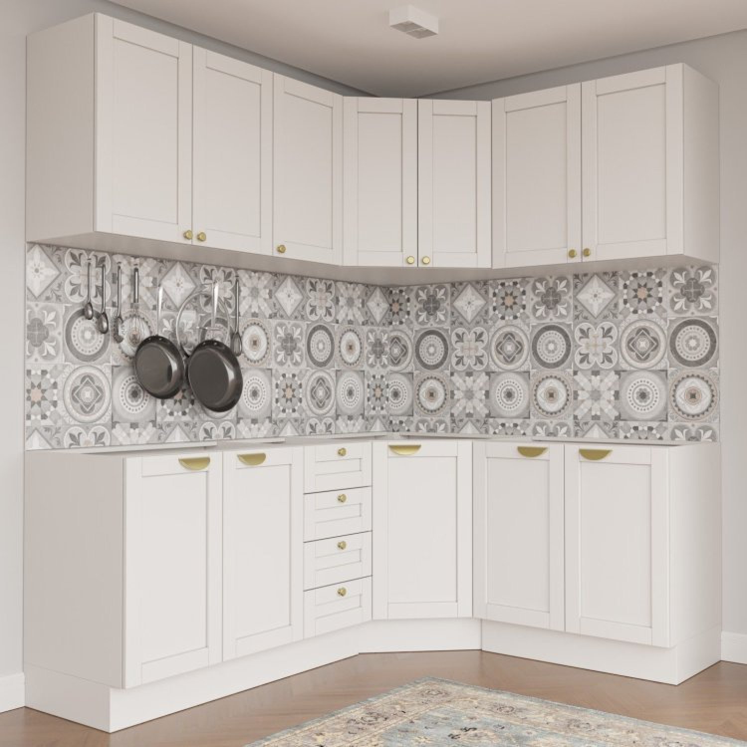 Cozinha Modulada 6 Peças sem Tampo 3 Aéreos e 3 Balcões Arizona CabeCasa MadeiraMadeira Menor preço em Cozinha Modulada 6 Peças sem Tampo 3 Aéreos e 3 Balcões Arizona CabeCasa MadeiraMadeira