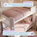 Ver imagem 5 de Beliche Solteiro 100% MDF 95cm x 211cm Flórida Branco