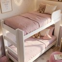 Ver imagem 7 de Beliche Solteiro 100% MDF 95cm x 211cm Flórida Branco