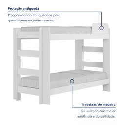 Beliche Solteiro 100% MDF 95cm x 211cm Flórida - 2