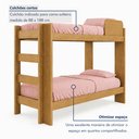 Ver imagem 5 de Beliche Flórida 100% MDF Marrom/Amadeirado
