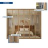 Guarda Roupa Casal 6 Portas 4 Gavetas Reflecta Suburban Espresso Móveis - 7
