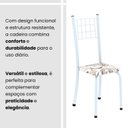 Ver mais imagens de Conjunto de Mesa Tubular 70cm x 70cm Tampo em MDF com 4 Cadeiras Dany Branco