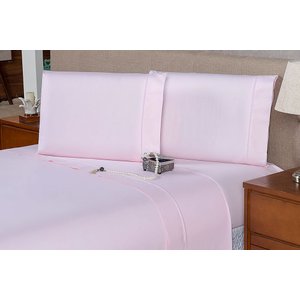 Lençol Solteirão 400 Fios 2 Peças - Rosa
