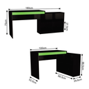 Ver imagem 3 de Mesa Gamer com 4 Nichos Preto/verde B24 Emovell