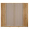 Guarda Roupa Casal Suburban Ripado 6 Portas 4 Gavetas e Pés Espresso Móveis - 9